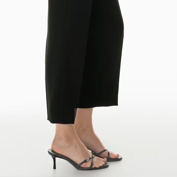 Aritzia - Wilfred Tie Front Pants - Black - Size 0 - Picture 3 of 7